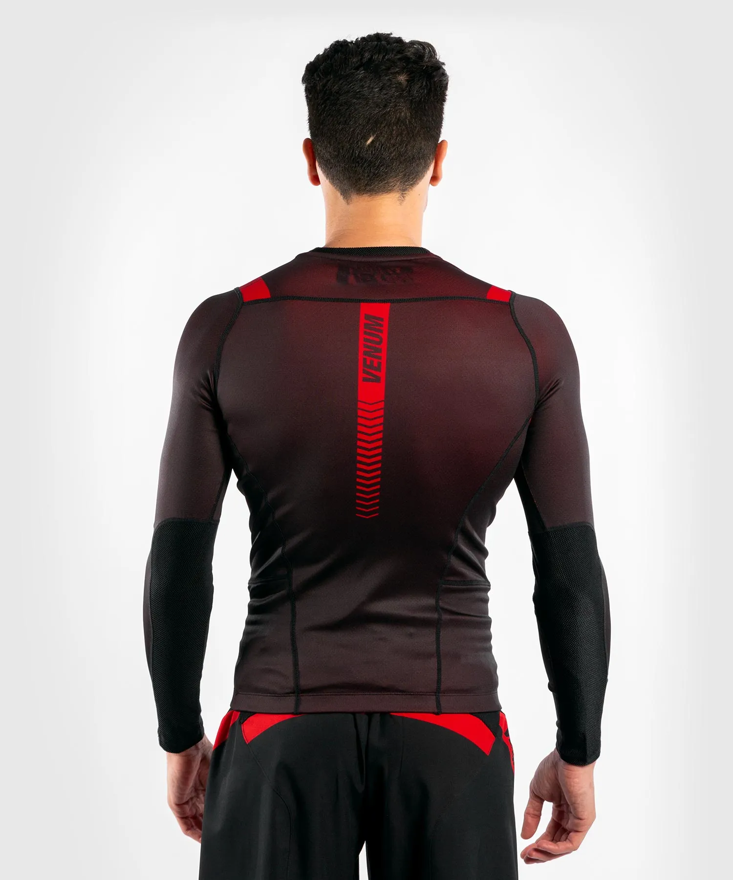 T-shirt de Compression Venum NoGi 3.0 - Manches Longues - Noir/Rouge