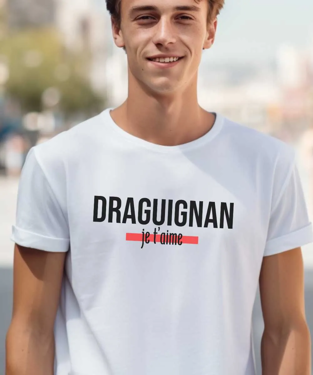 T-Shirt Draguignan je t'aime