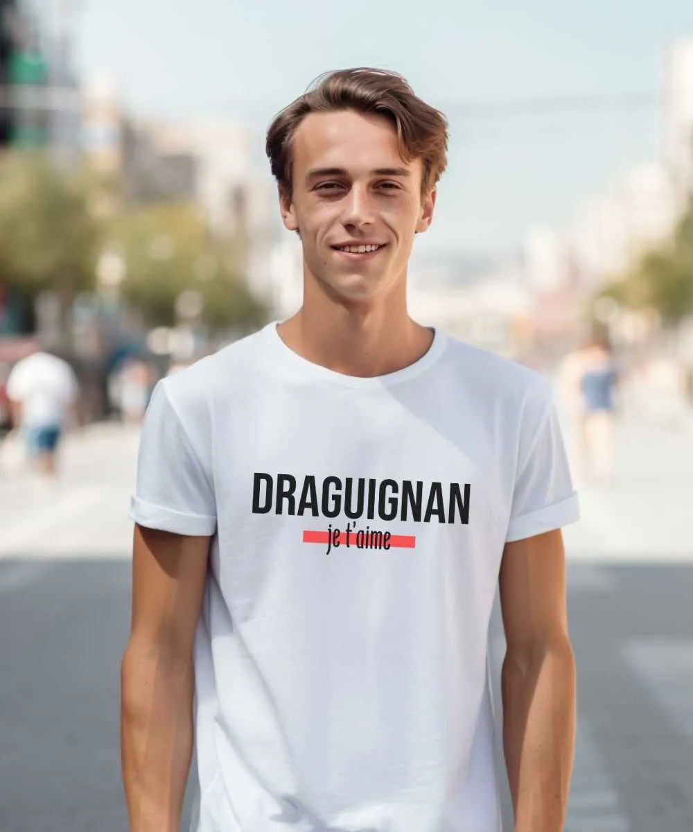 T-Shirt Draguignan je t'aime