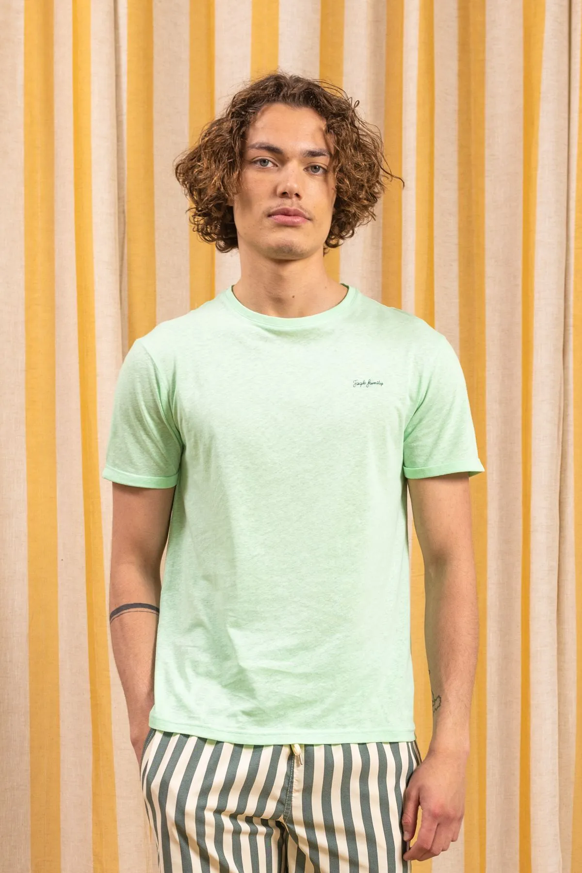 T-shirt Franki Vert Neon | T-shirt pour homme | Collection printemps - été | JAQK Taille M Couleur Vert