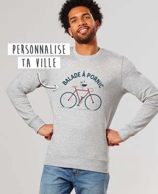 T-Shirt homme Balade à vélo personnalisé