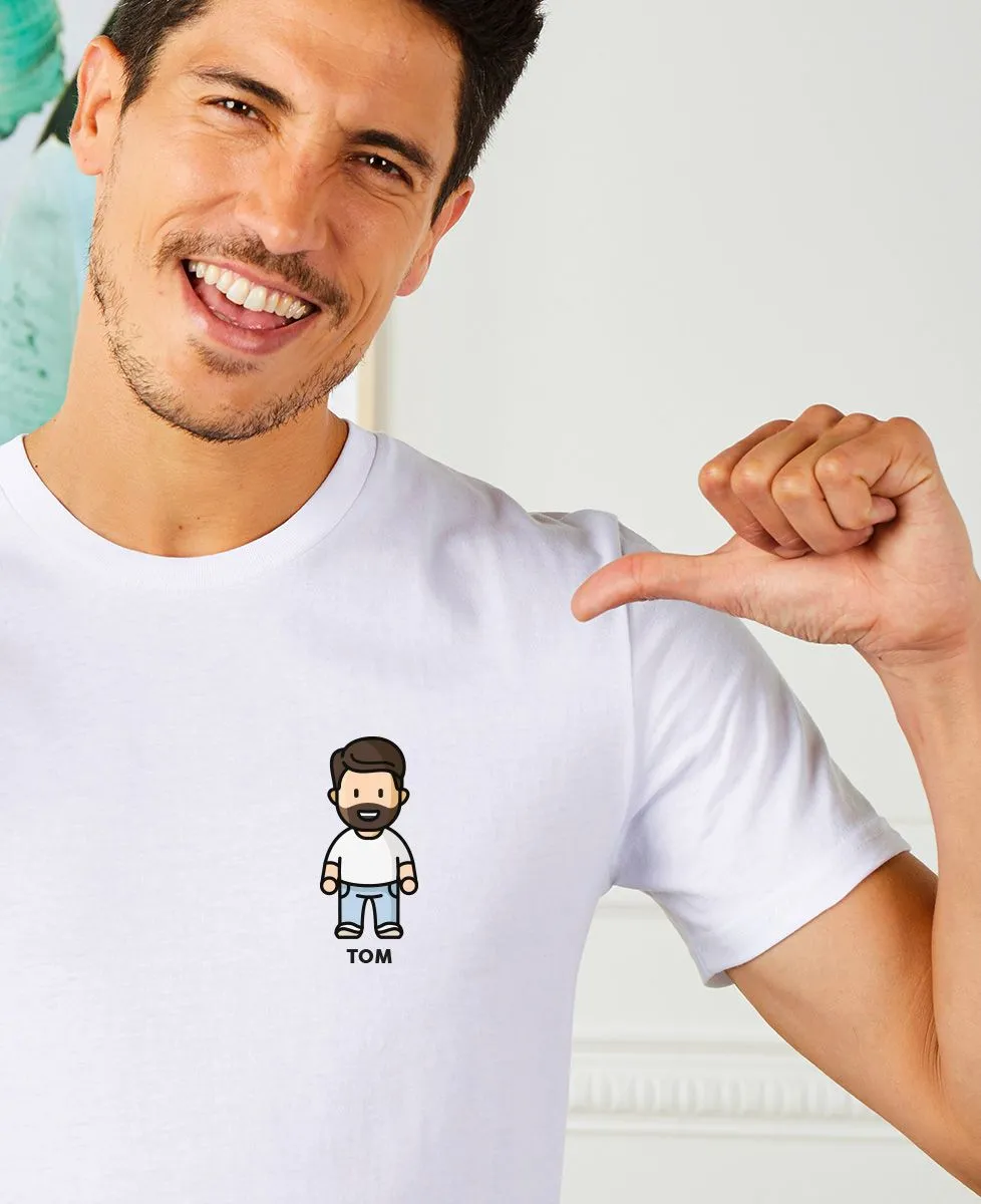 T-Shirt homme Figurine adulte personnalisé