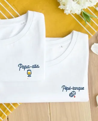 T-Shirt homme Pépé-tanque (brodé)