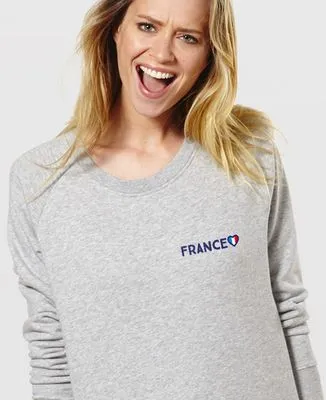 T-Shirt homme Supporter France brodé personnalisé