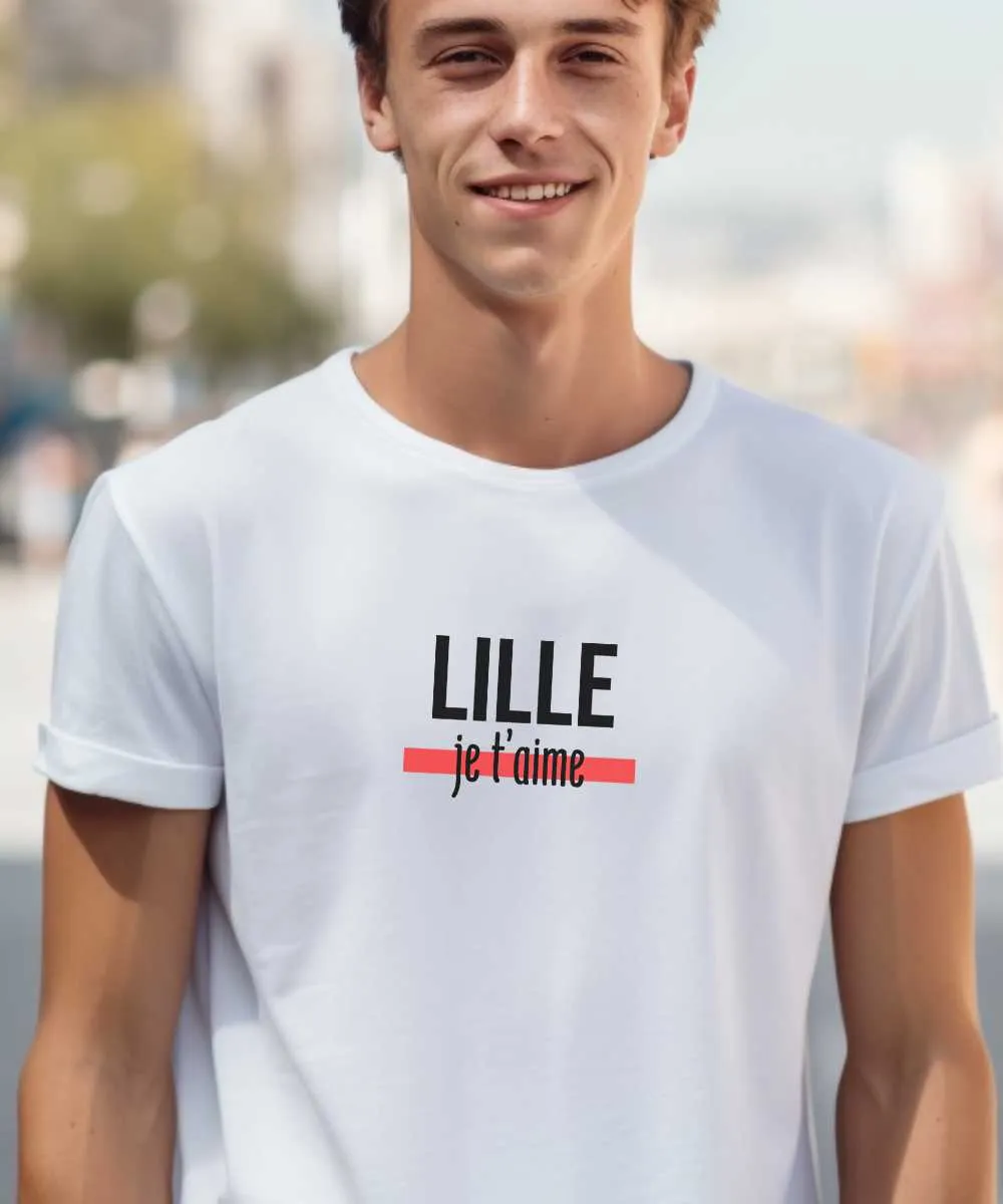 T-Shirt Lille je t'aime