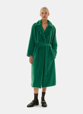 TARA JARMON  Trench-coat large  courte longues à revers - isotta - Vert