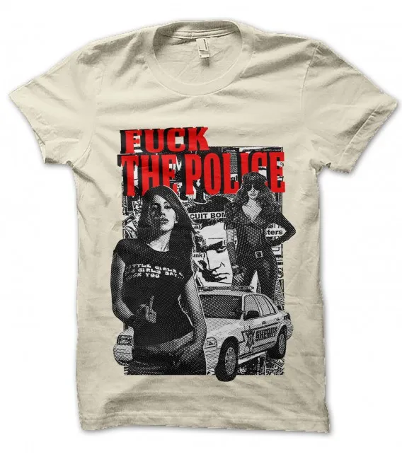 Tee Shirt Fuck the Police , Pop Art Collection