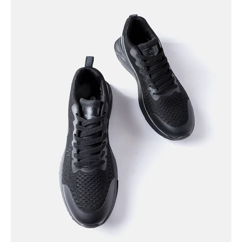 Vinceza Baskets homme Vincez noires le noir